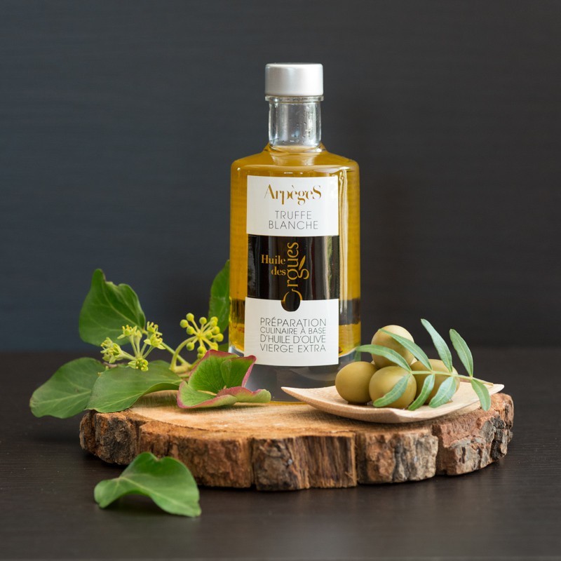 Huile d'olive à la Truffe blanche  Épicerie Fine en ligne Poids 100ml