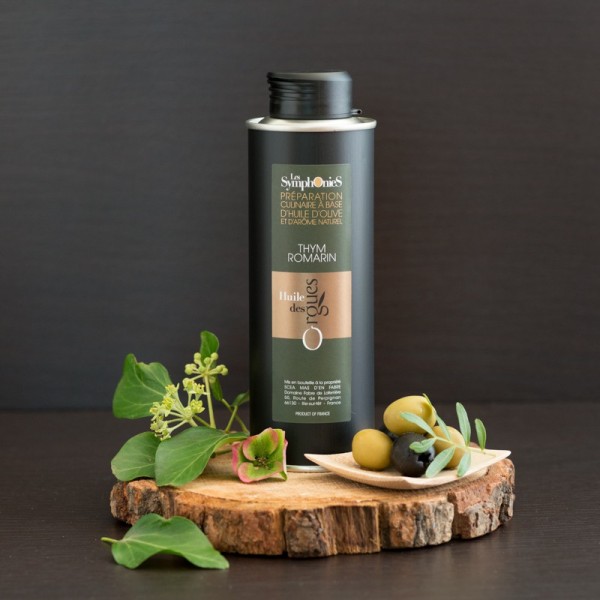 Huile d'olive Thym & Romarin 250ml