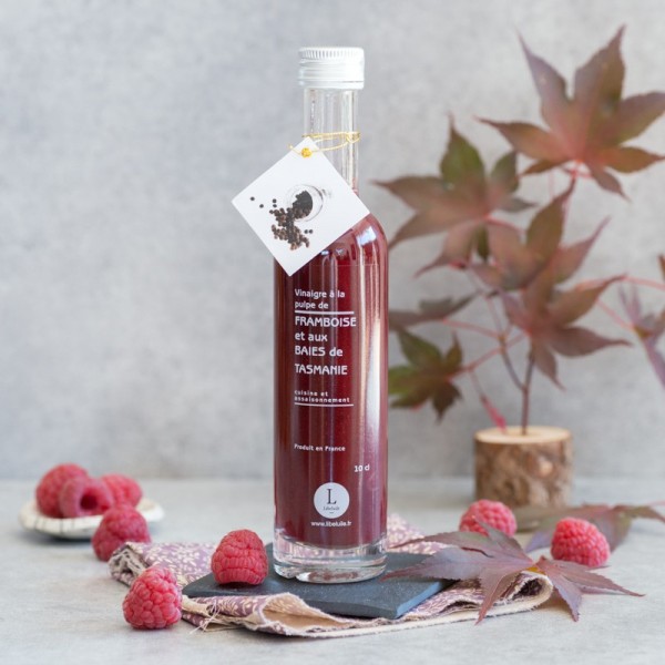 Vinaigre à la pulpe de framboise - 25cL