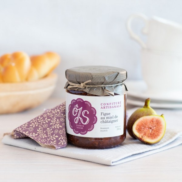 Fig and chestnut honey jam